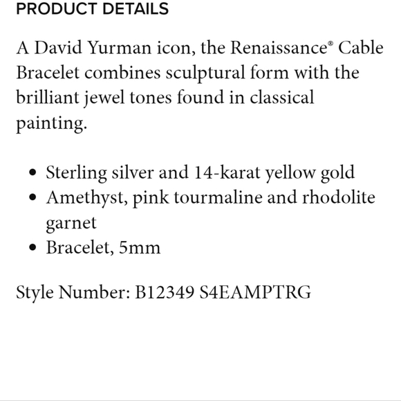 David Yurman Bracelet - Picture 3 of 5